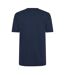 Mens City Cotton T-shirt Dark Blue Boss-2