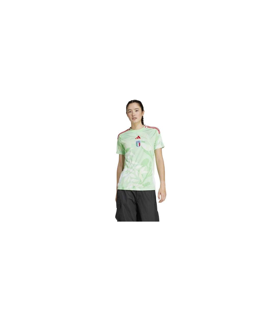Maillot Extérieur Motif/style Italie Femme Vert Adidas-1