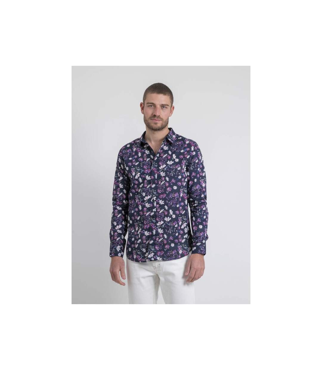 Chemise manches longues motifs DULOIC