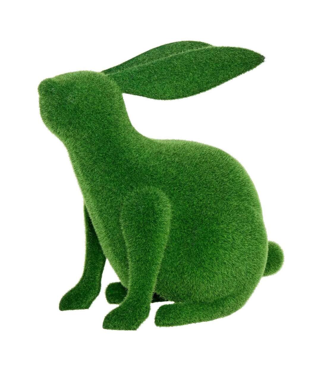 Lapin Déco Extérieur Grass 38cm Vert-1