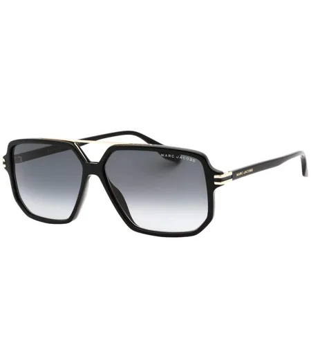 Lunettes De Soleil Motif/style Rectangulaire Homme Taille Unique Gris Foncé Marc Jacobs