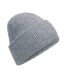 Bonnet Classic Deep Adulte Gris Cendre Beechfield-1