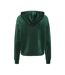 Sweat à capuche velours noir femme pieces pcilli - l-2