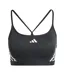 Brassière De Sport Aeroreact Femme Noir Blanc Adidas-2