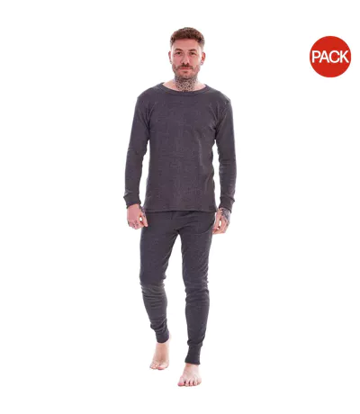 Sous-vêtements Thermiques Homme Gris Heatforce