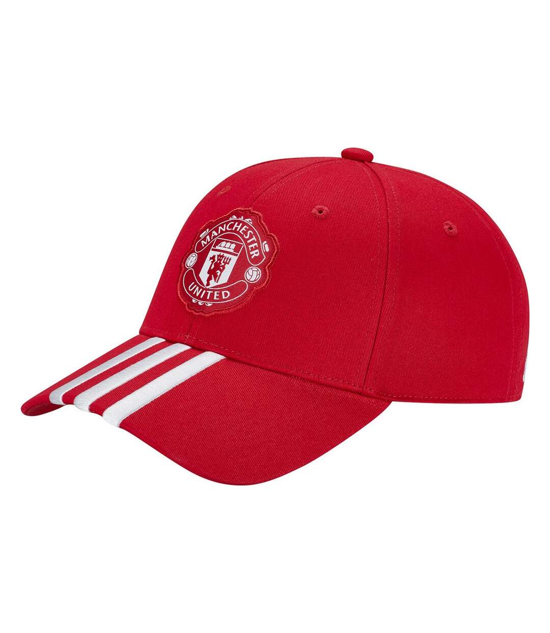 Casquette De Baseball Motif/style Manchester United Fc Enfant Rouge Adidas-1