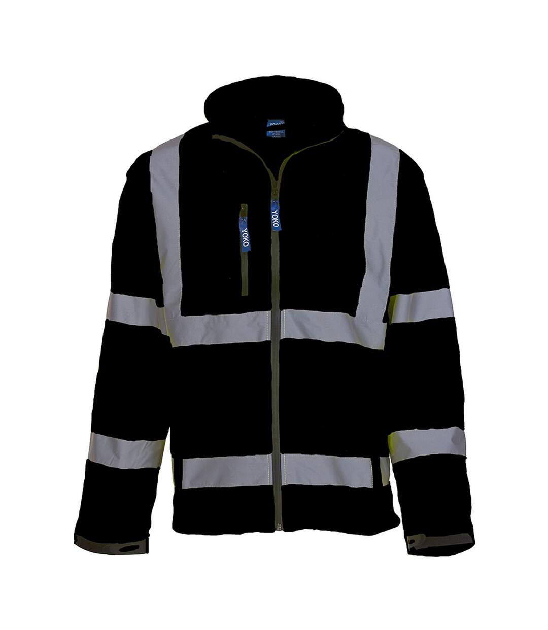 Veste Softshell Adulte Noir Yoko-1