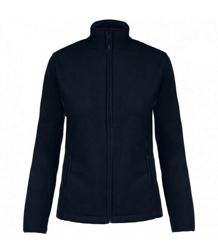 Womens/ladies maureen microfleece jacket navy Kariban