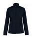 Womens/ladies maureen microfleece jacket navy Kariban