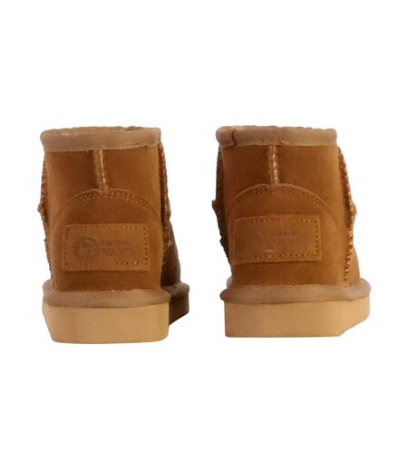 Bottines Chausson Enfant Cuir Natural World Bota Alta Merino