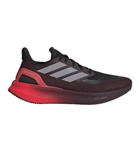 Mens Pureboost 5 Cushioned Running Trainers Red Adidas
