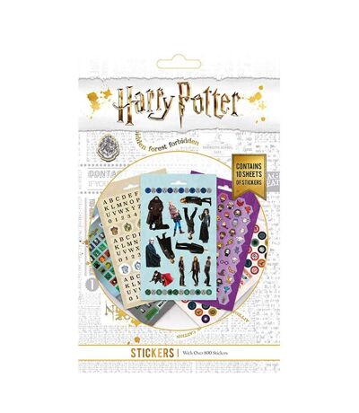 Harry Potter - Ensemble Autocollants (Multicolore) (Taille unique) - UTTA2588