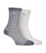 2 Pack Ladies Supersoft Warm Ribbed Thick Hiking Boot Socks-1