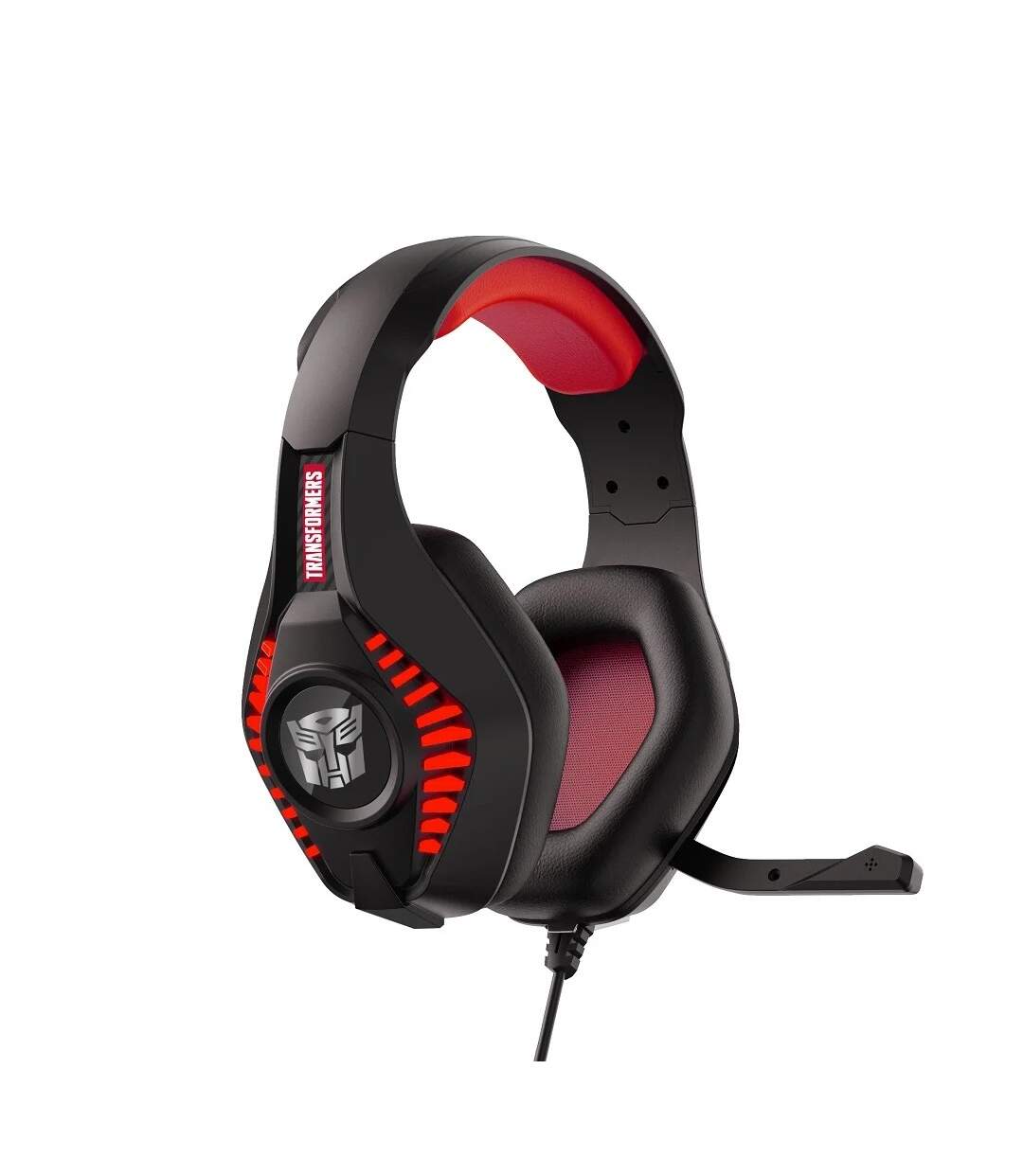 Transformers - Casque de jeu PRO G5 (Noir / Rouge) (Taille unique) - UTOH129-4