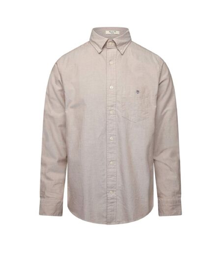 Mens Classic Oxford Regular Shirt Warm Khaki Gant