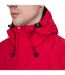 Trespass Mens Corvo Hooded Full Zip Waterproof Jacket/Coat (Red) - UTTP296-4