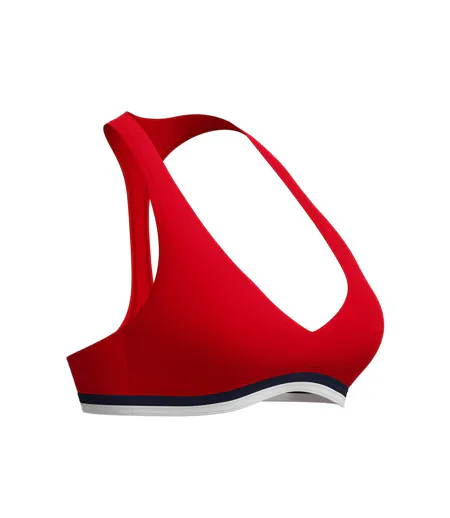 Womens/ladies Racerback Bikini Top Red Speedo