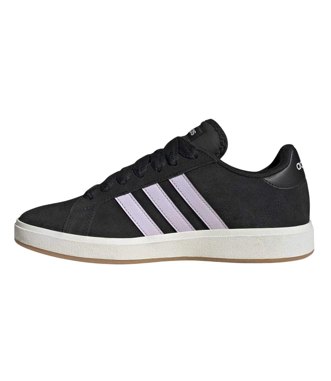 Baskets Motif/style 3 Rayures Court Base 00s Femme Noir Blanc Adidas-3