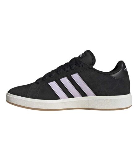 Baskets Motif/style 3 Rayures Court Base 00s Femme Noir Blanc Adidas