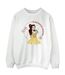 Disney Sweatshirt Femme/Ladies Beauty And The Beast I'd Rather Be Reading (La Belle et la Bête, je préfère lire) (Blanc) - UTBI10444-1