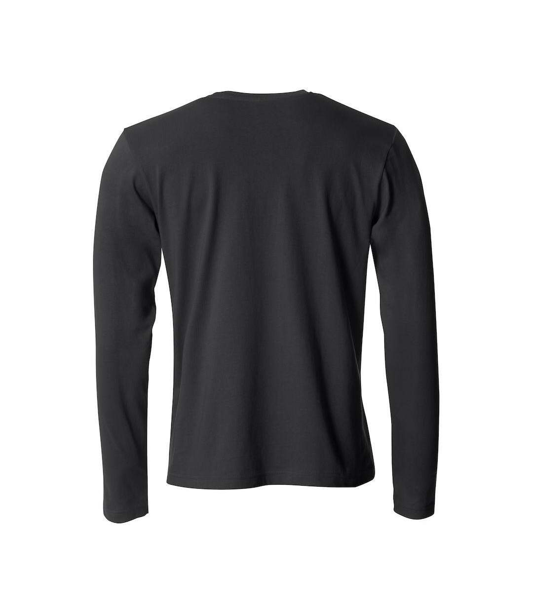 T-shirt Basic Homme Noir Clique-2