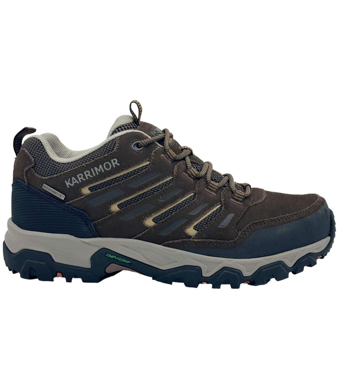 Mens Mount Suede Low Waterproof Walking Shoes Brown Karrimor-1