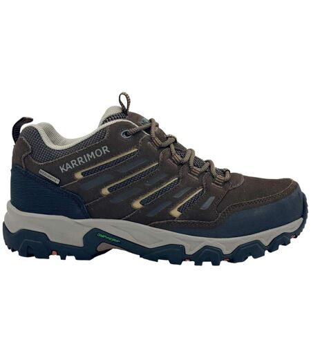 Mens Mount Suede Low Waterproof Walking Shoes Brown Karrimor