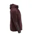 Mens Customised Hooded Fleece Jacket Bordeaux Mascot-3