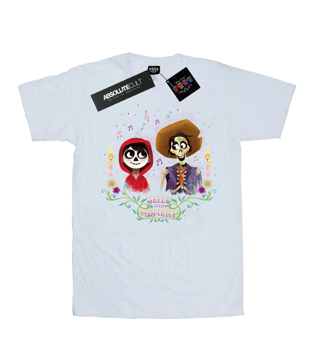 Disney - T-shirt COCO MIGUEL AND HECTOR - Femme (Blanc) - UTBI16490-1
