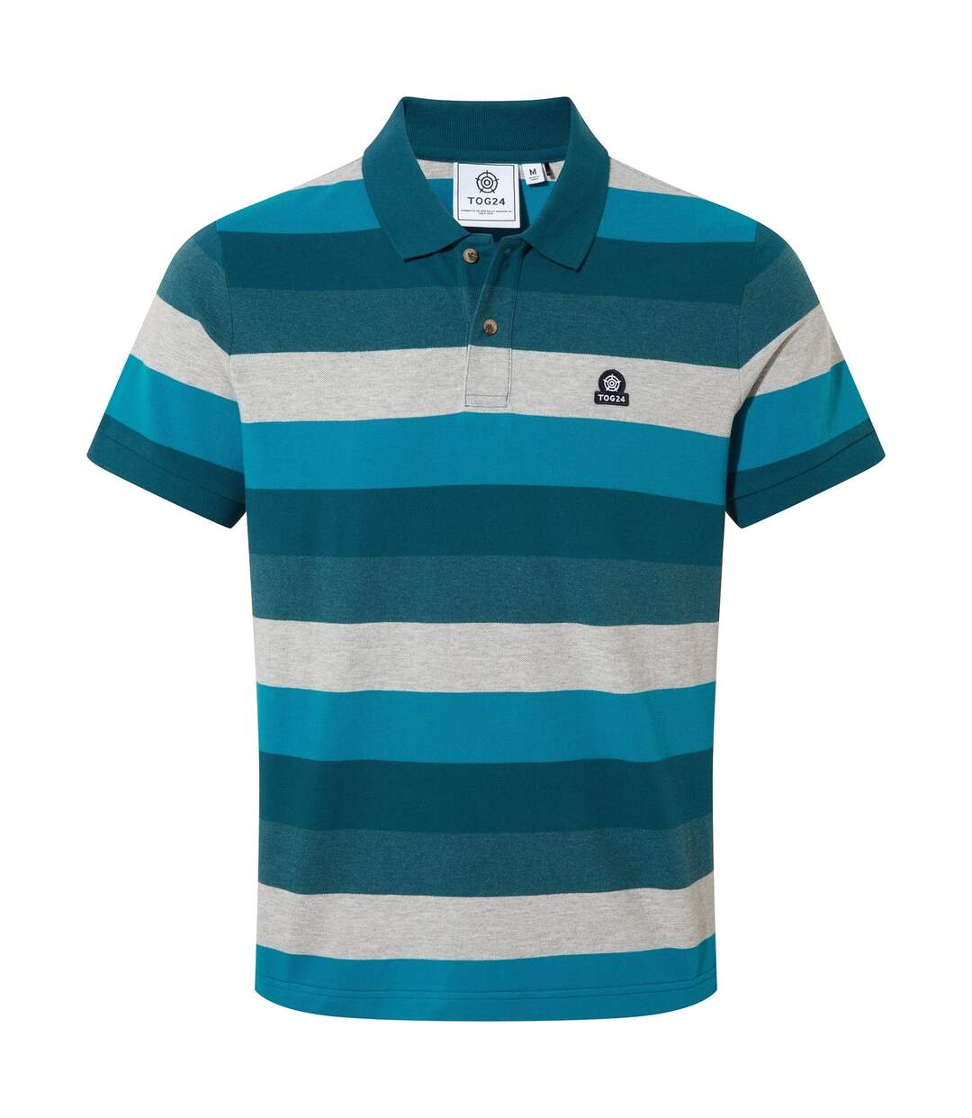 TOG24 Polo Flaxby pour hommes (Bleu lagon) - UTTG188-1