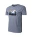 Mens Movement Iii Mountain Scene T-shirt Mercury Dare 2B-4