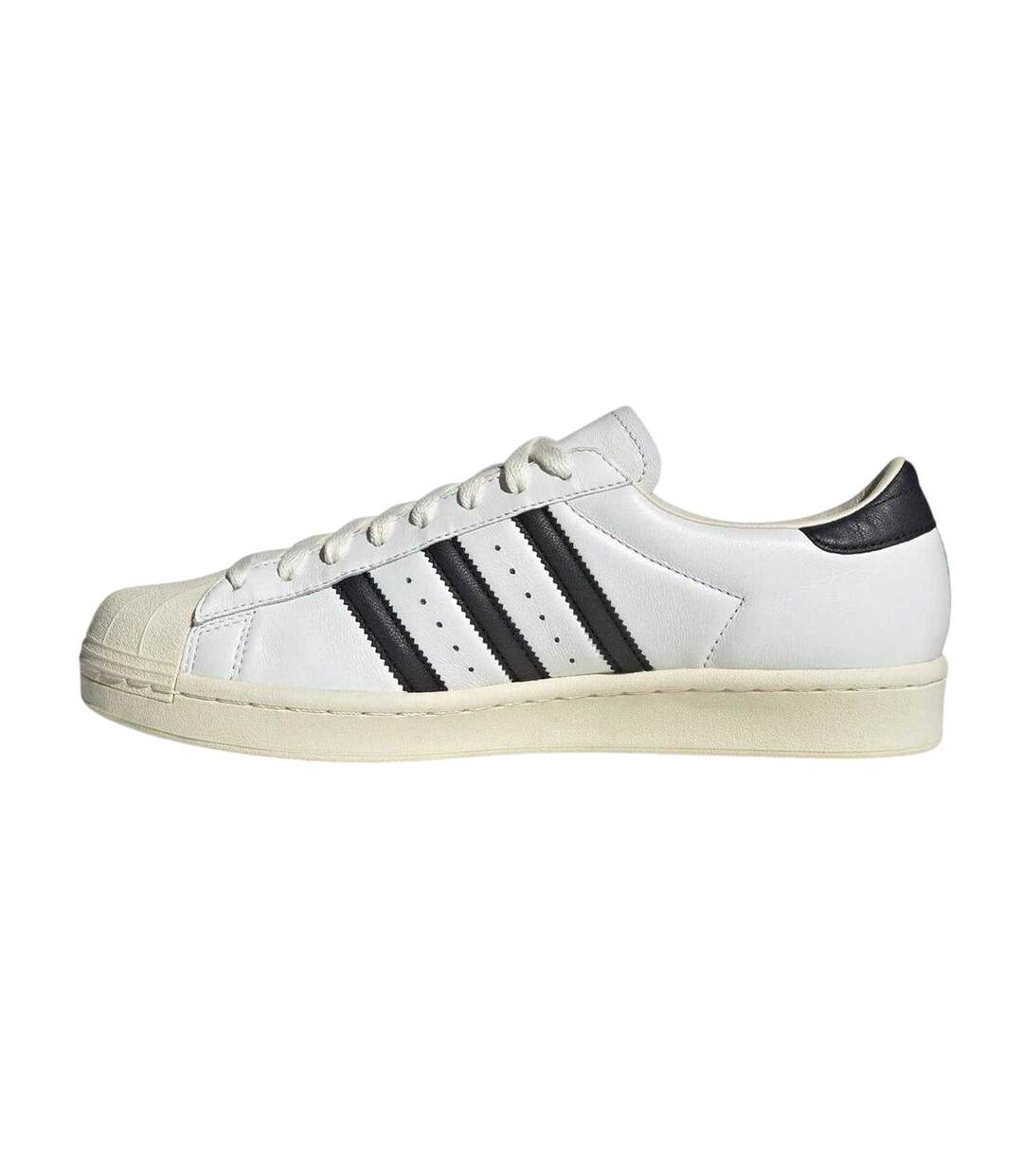 Chaussures Superstar Homme Crème Noir Adidas-3