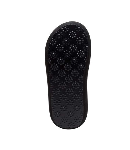 Womens/ladies splash bahama flip flops black/multicoloured Rocket Dog