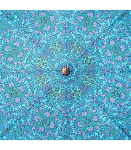 Laurence Llewelyn-Bowen Pericoloso Paisley Folding Umbrella (Cirrus Blue) (One Size)