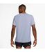 T-shirt Motif/style Swoosh Miler Homme Lavande Nike-2