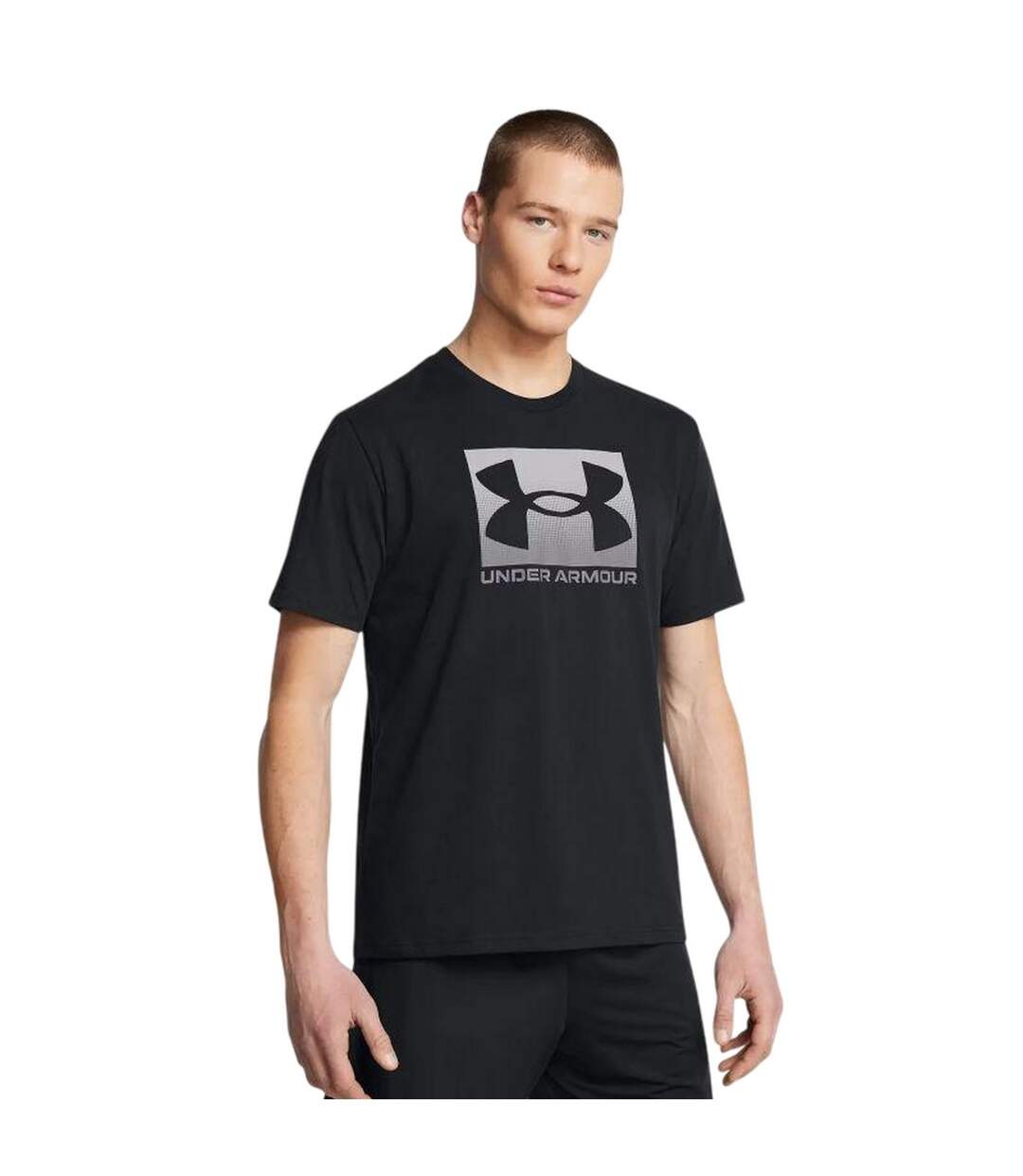T-shirt Motif/style Logo Homme Noir Under Armour-1
