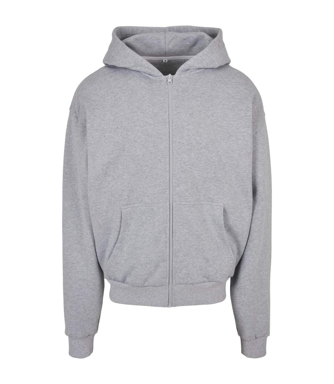 Veste À Capuche Homme Gris Chiné Build Your Brand-2
