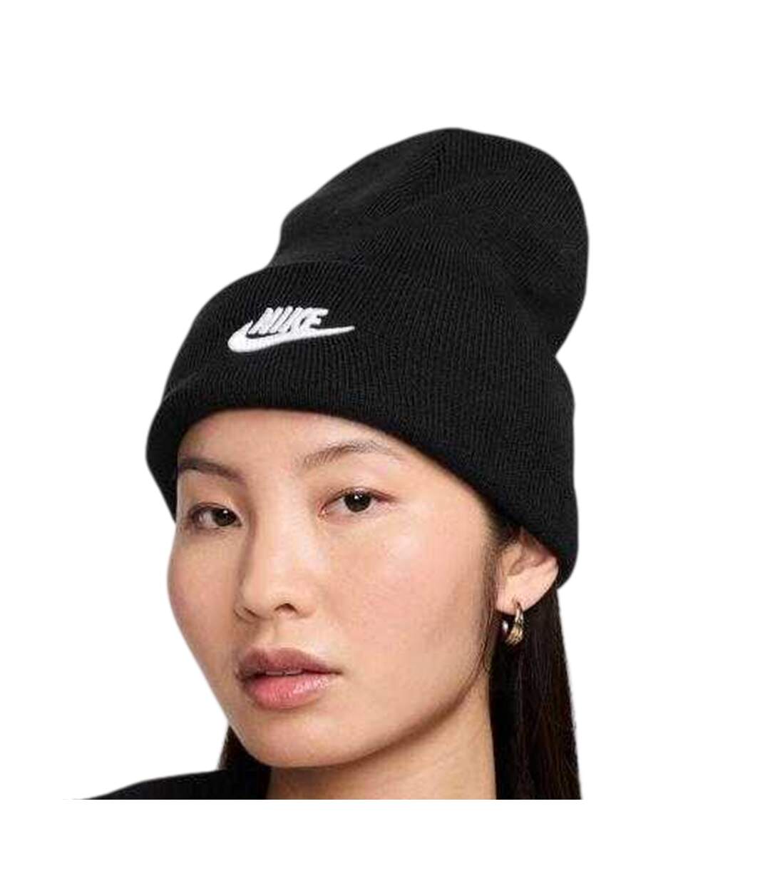 Bonnet Motif/style Logo Brodé Adulte Noir Nike-3