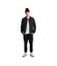 Mens Ribbed Waistband Sweatpants Black Lyle & Scott-2