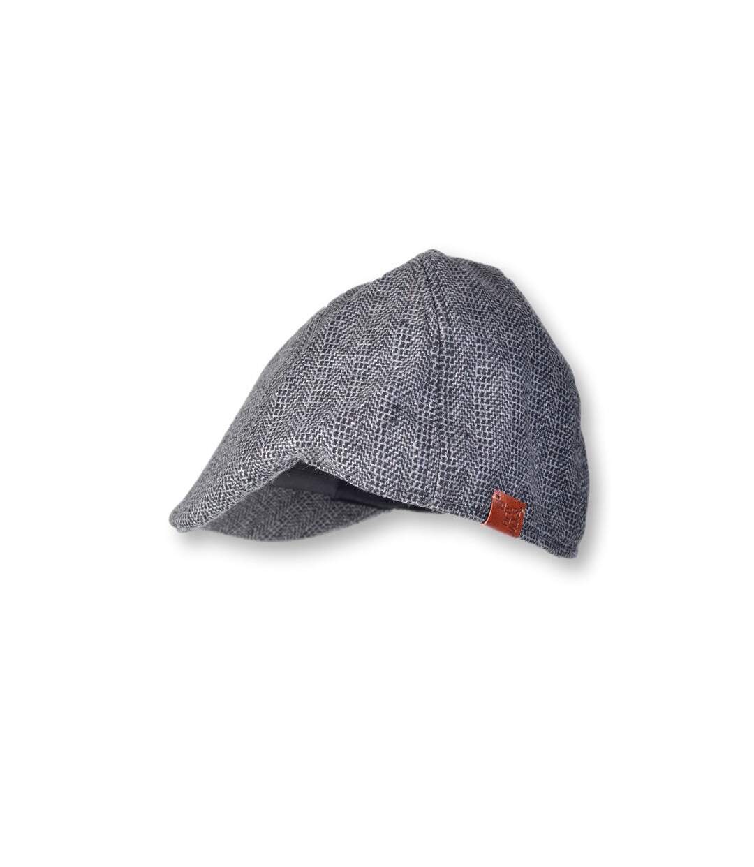 Casquette femme en viscose/laine - Couleur gris.-2