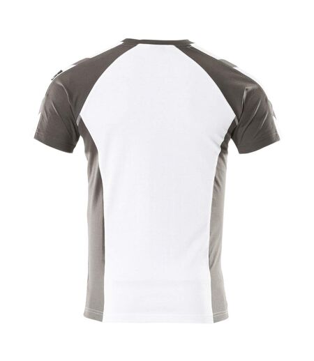 T-shirt Potsdam Unique Homme Blanc Anthracite Foncé Mascot
