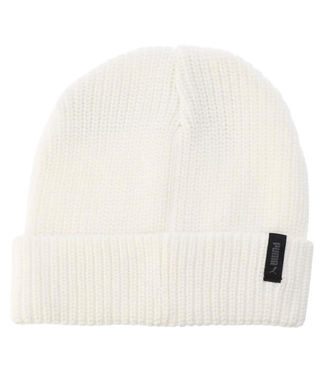 Classic Graphic Cotton Beanie White Puma-2