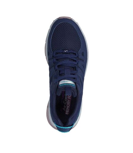 Baskets Motif/style Superposées Femme Bleu Marine Skechers