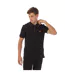 Polo Motif Rayure Contrastée Sur Bord Homme Noir Lyle & Scott-2