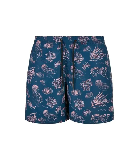 Short De Bain Homme Bleu Rose Urban Classics