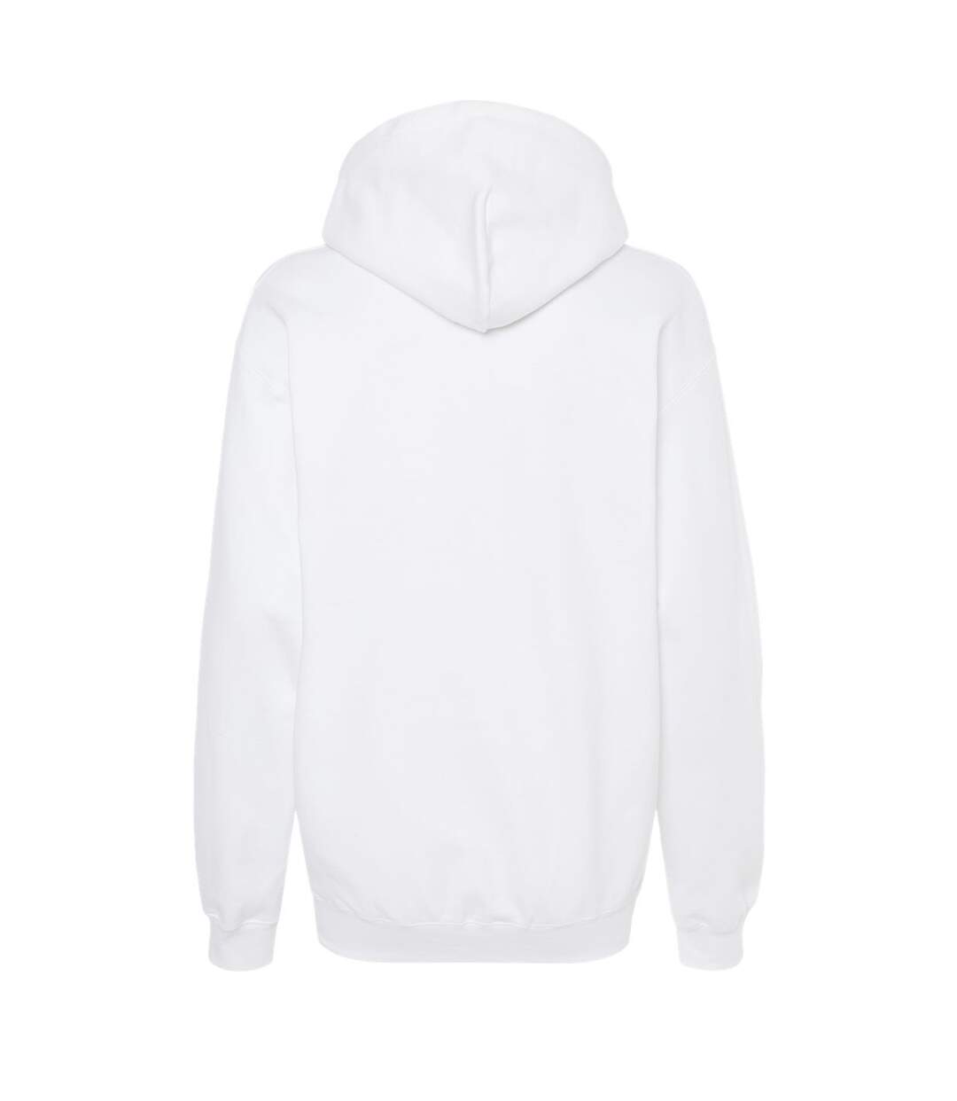 Unisex adult softstyle fleece midweight hoodie white Gildan-2