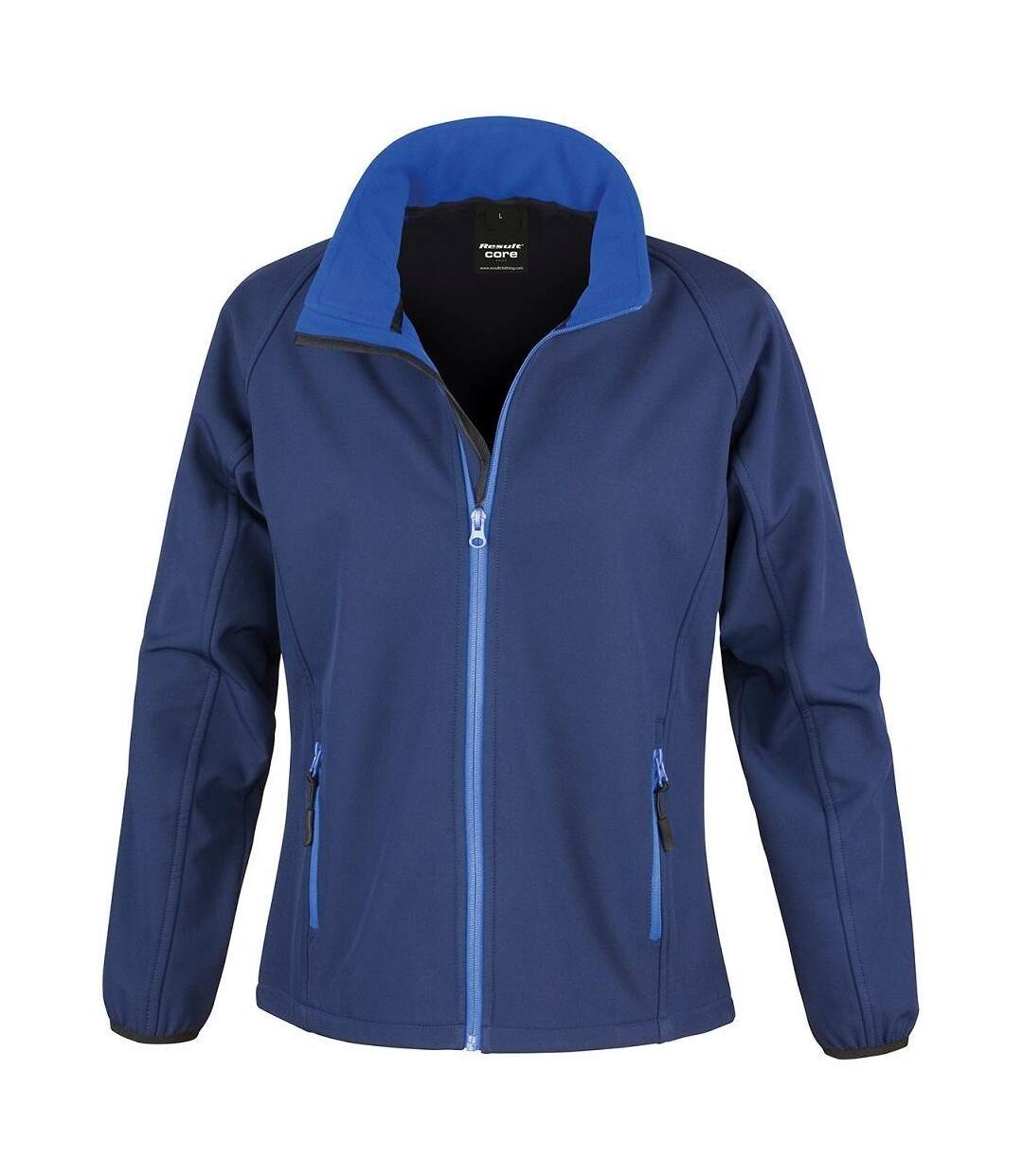 Veste softshell - Femme - R231F - bleu marine et bleu roi-1