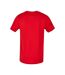T-shirt Basique À Col Rond Pour Hommes Rouge De La Ville Build Your Brand-3