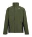 Mens Matt Ii Waterproof Jacket Dark Khaki Black Regatta-1