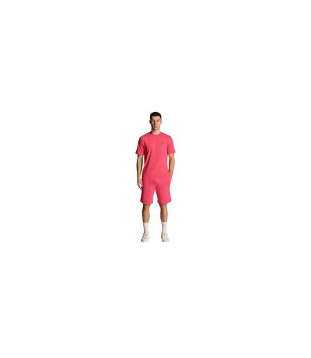 Mens Casual Shorts Pink Lyle & Scott